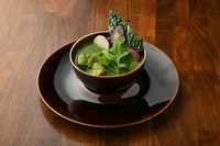 GREEN CURRY CHICKEN AND LOCAL MADE VEGETABLES