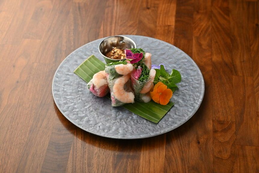 生春巻き　海老と鎌倉野菜のゴイクン