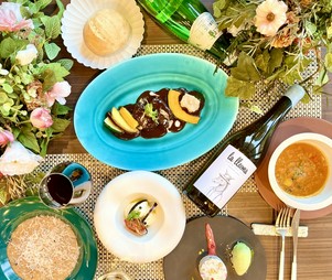 季節を味わう優雅なランチが叶う！『ランチコース』