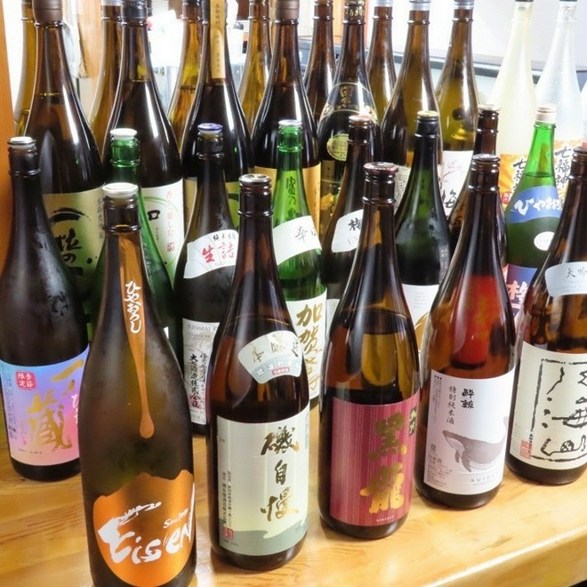 日本酒にこだわっている