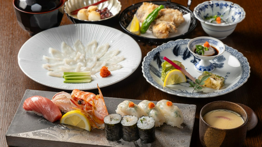 季節感あふれる素材を活かし、調和の取れた『鮨御膳』