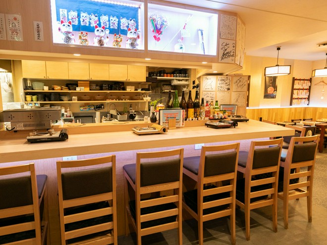 カウンター席がある