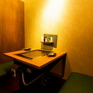 少人数用半個室もございます！