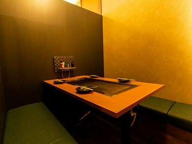 プライベート感のある半個室