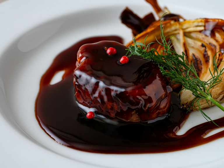 豚フィレの黒酢ソース