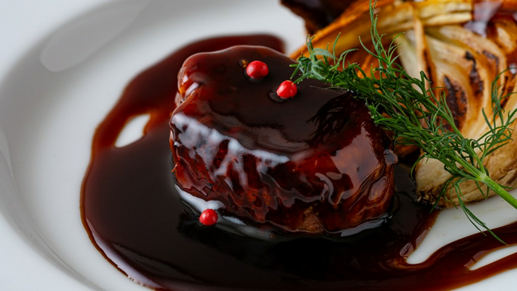 豚フィレの黒酢ソース