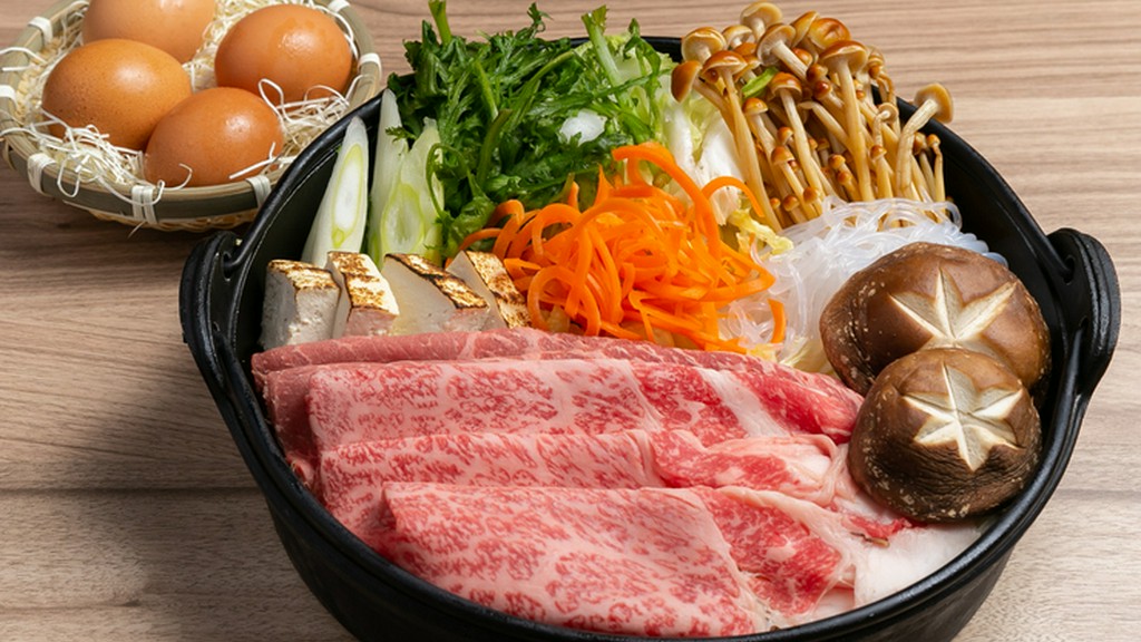 厳選された近江牛と至高の肉料理を堪能『≪極上国産和牛≫すき焼きコース（飲み放題付き）』