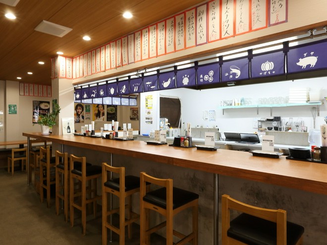 カウンター席がある