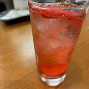 紅生姜が入ってます。
物珍しさでぜひ召し上がれ！