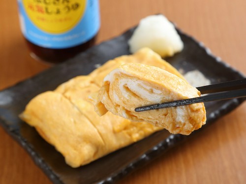 あと一品にもオススメのだし巻き。明太だし巻きも好評