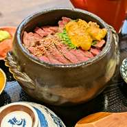 【単品】味噌汁・漬物
【御膳590円】味噌汁・漬物・炙り肉寿司（一貫）・小鉢・ミニ団子付き