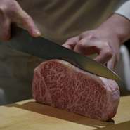 1.和牛ビーフロール　寿司　京野菜
2.和牛テールスープ
3.土鍋　銀シャリ
4.和牛トリュフレアハンバーグ
5.和牛サーロインすき焼