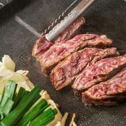 名物塊肉！厚切りステーキ『極み厚切り　ハラミステーキ』　150g