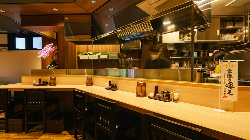 ジューシーな旨みを味わい、心地よく過ごせるカウンター