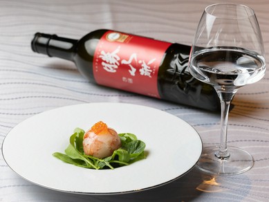 美酒に合う美食を宮城県の季節食材を使ってコース料理で披露