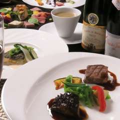 デザートプレート、乾杯ドリンク付！ディナーペアコース