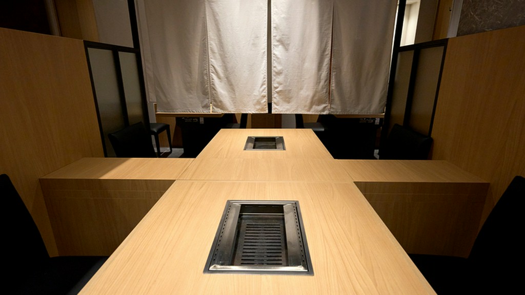 グループにも対応可。半個室を多数完備