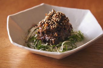 千葉の郷土料理を中華テイストに見事なアレンジ『あじのなめろう』