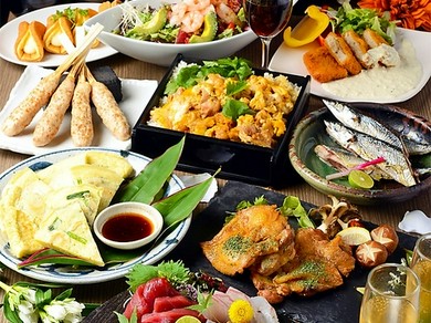 飲み放題の種類も豊富にご用意