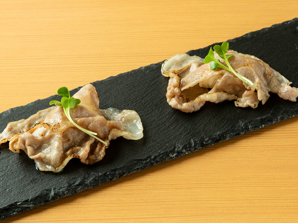 《数量限定》赤豚バラ炙り寿司