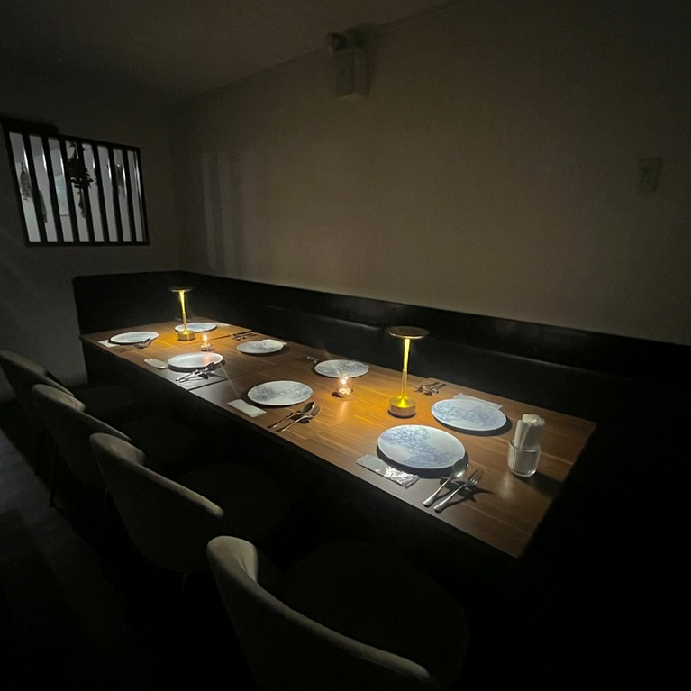 大切なおもてなしにも重宝できる半個室