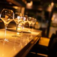 洗練された空間で、食事や会話を心ゆくまで堪能