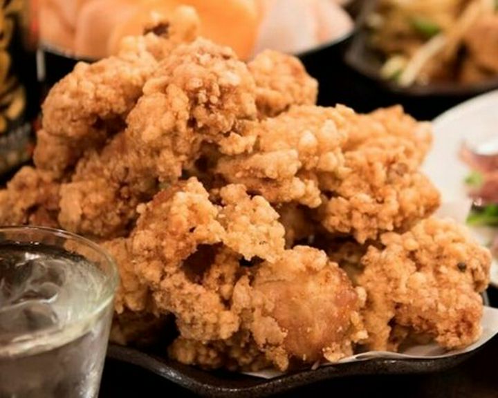 宴会にイチオシ!自家製地鶏の唐揚げ食べ放題