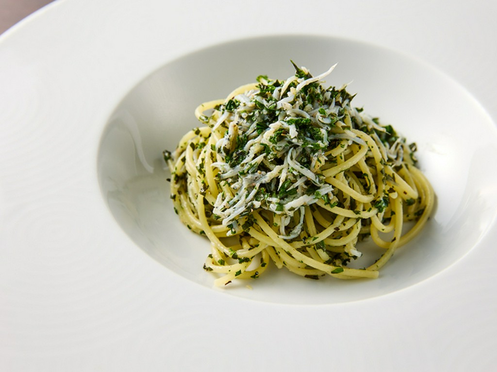 【CHIANTI】伝説のスパゲティをインスパイアした逸品。『大葉としらすとスパゲッティ』