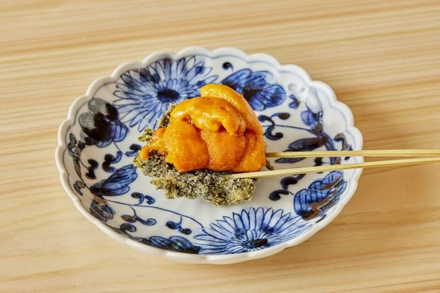 生ウニと鮪中トロ