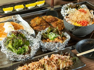 ボリューム満点◎お得で美味しい飲み放題付コースあり!
