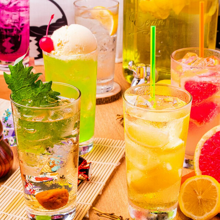 梅と紫蘇のサワー