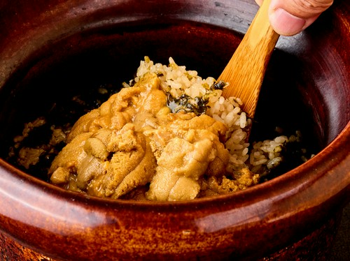 ウニの炊き込みご飯