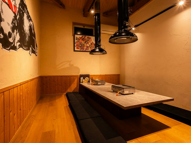 完全個室完備。プライベートな時間を過ごしたい方にオススメ
