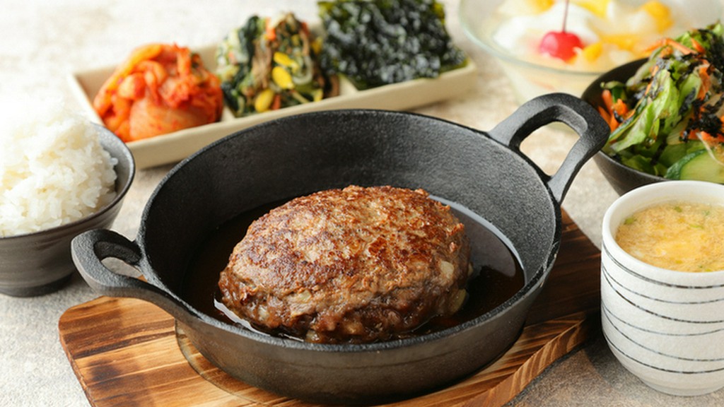 ［おすすめ］肉汁たっぷり！！＜崩しハンバーグ＞定食