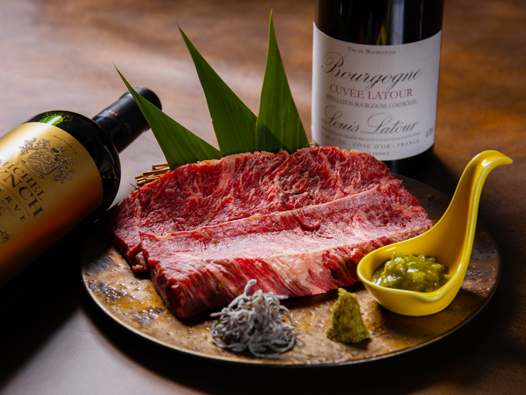A total of 11 dishes, including the popular Wagyu beef. A satisfying course where you can enjoy rare cuts such as "large skirt steak"!