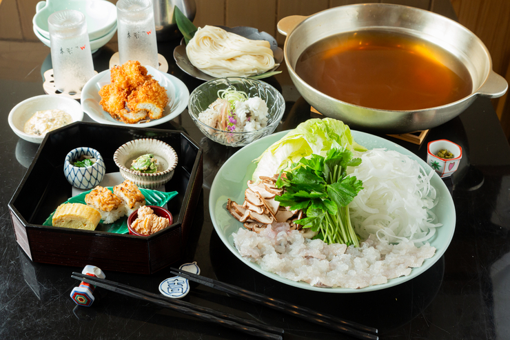 季节限定的美味“涮涮锅套餐”13,200日元（含税）