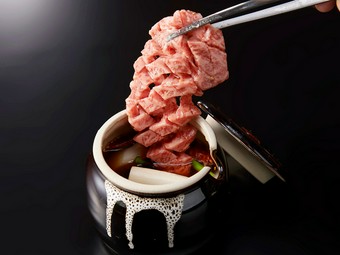 フルーティーなタレが肉と相性抜群『壺デカハラミ』