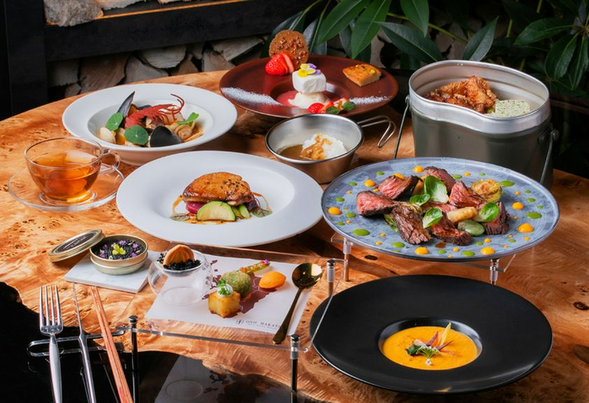 都会の中で自然を感じるランチ会、ロマンチックディナーに理想的