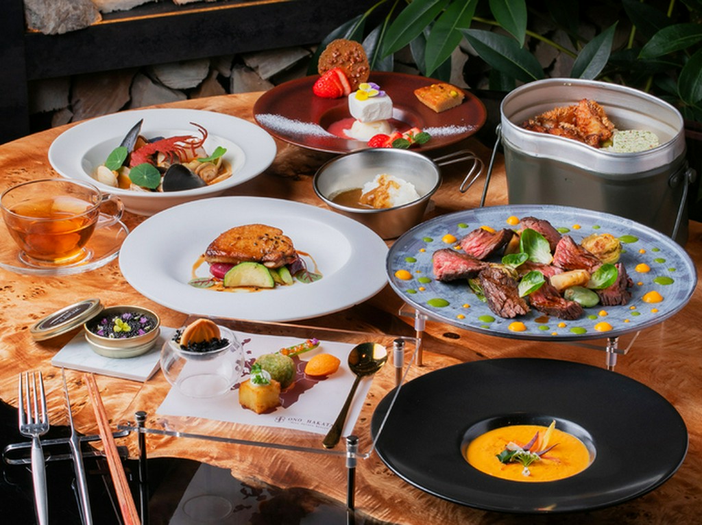 都会の中で自然を感じるランチ会、ロマンチックディナーに理想的