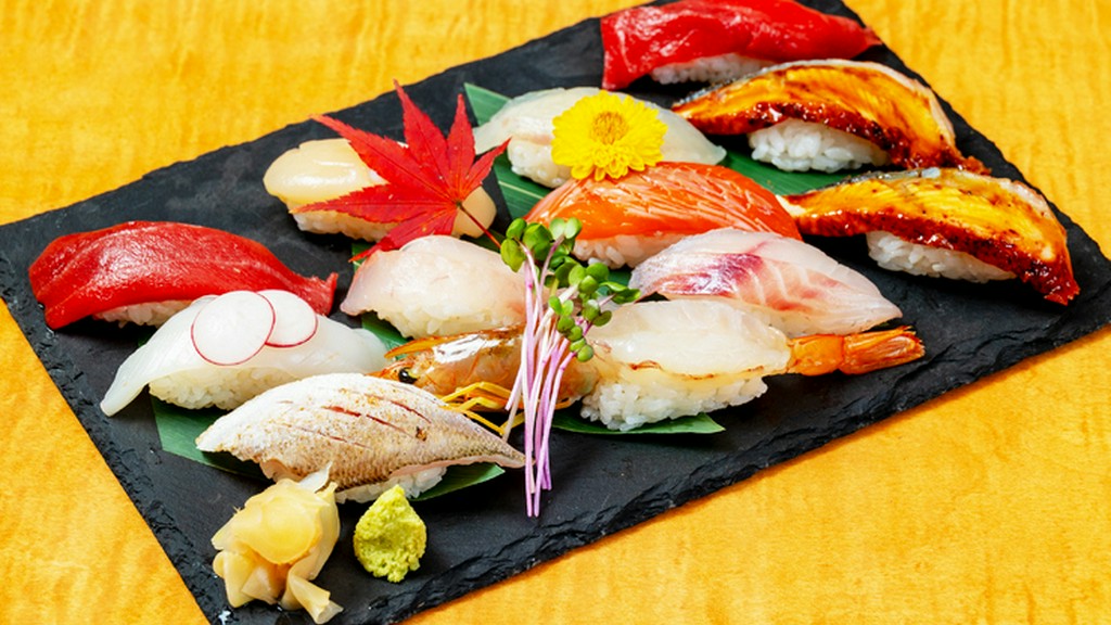 本日のにぎり12貫盛り合せ