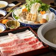 黒毛和牛と共に、大分県産の上質な豚肉をリーズナブルな価格で楽しめるしゃぶしゃぶです。定番のぽん酢やごまだれに加えて、少し濃いめの「和だし」も人気。さっぱりとした味付けが癖になること間違いなしです。