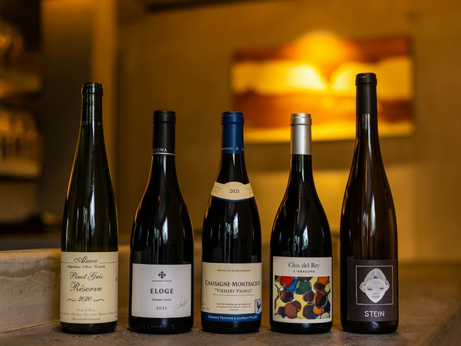 ワインにこだわっている