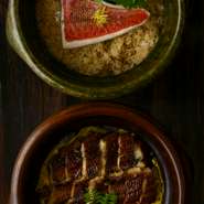 オーダーを受けてから炊き上げる土鍋ご飯。食材たちの旨みが染み込んだご飯は絶品です。食べきれないご飯は、お持ち帰り用のおにぎりとして用意もできるため、食後のお楽しみとしてオーダーされる方も多いとか。