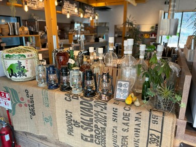 地元の銘酒「赤城山」など、豊富な種類を取り揃え