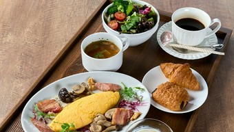 コーヒーやティーも厳選された、こだわりの味わいを