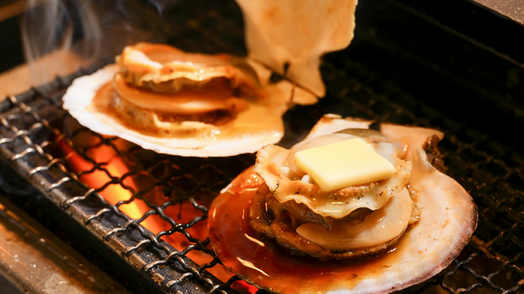 北海道直送 殻付きホタテのバター醤油焼き 1個