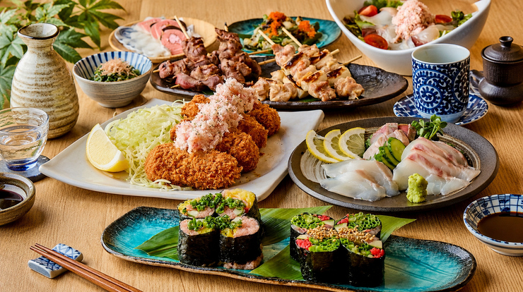 很滿意！享用使用國產和牛烹製的火鍋料理和砂鍋飯的【國產和牛套餐】4,980日元（含稅）※不含飲料