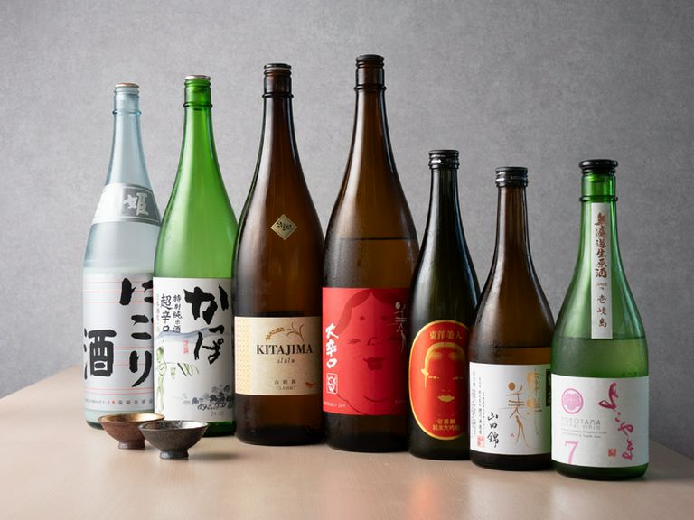 こだわりの焼酎とワイン、季節ごとの日本酒を楽しむ、お酒の楽園