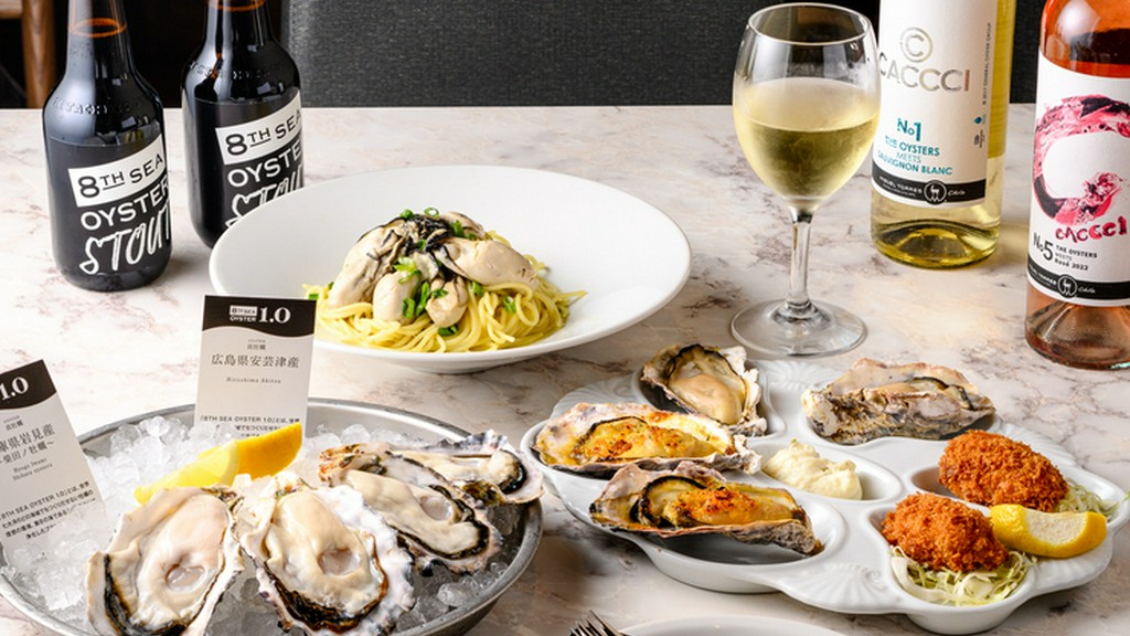 アクセス良好、女子会に最適なオイスターバー