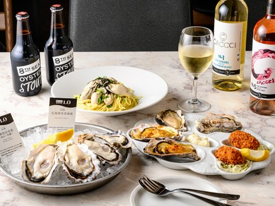 アクセス良好、女子会に最適なオイスターバー